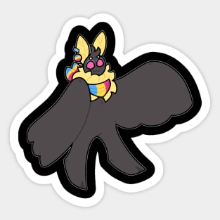 Pansexual Mothman Sticker